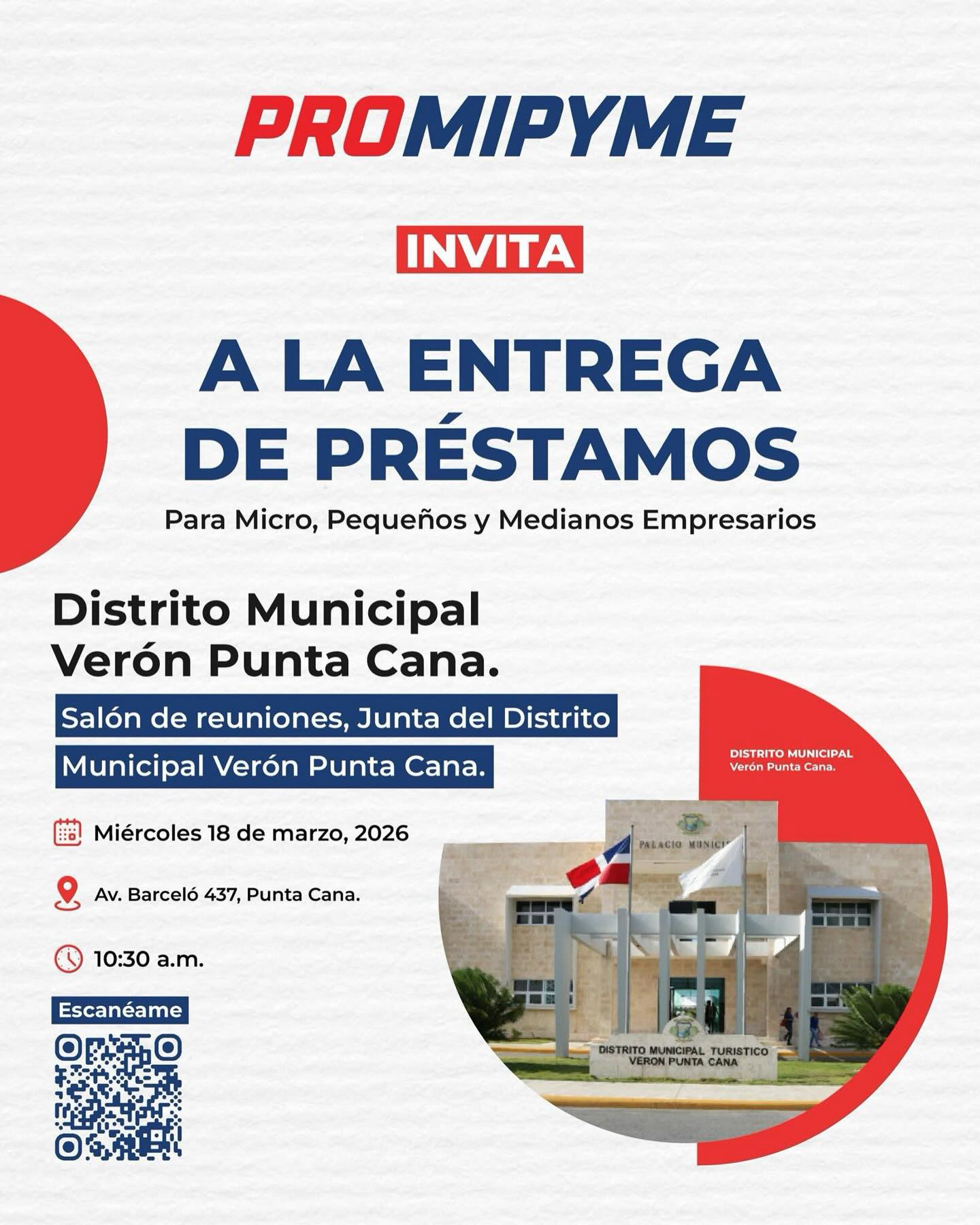 ¡Atención emprendedores de Verón Punta Cana!