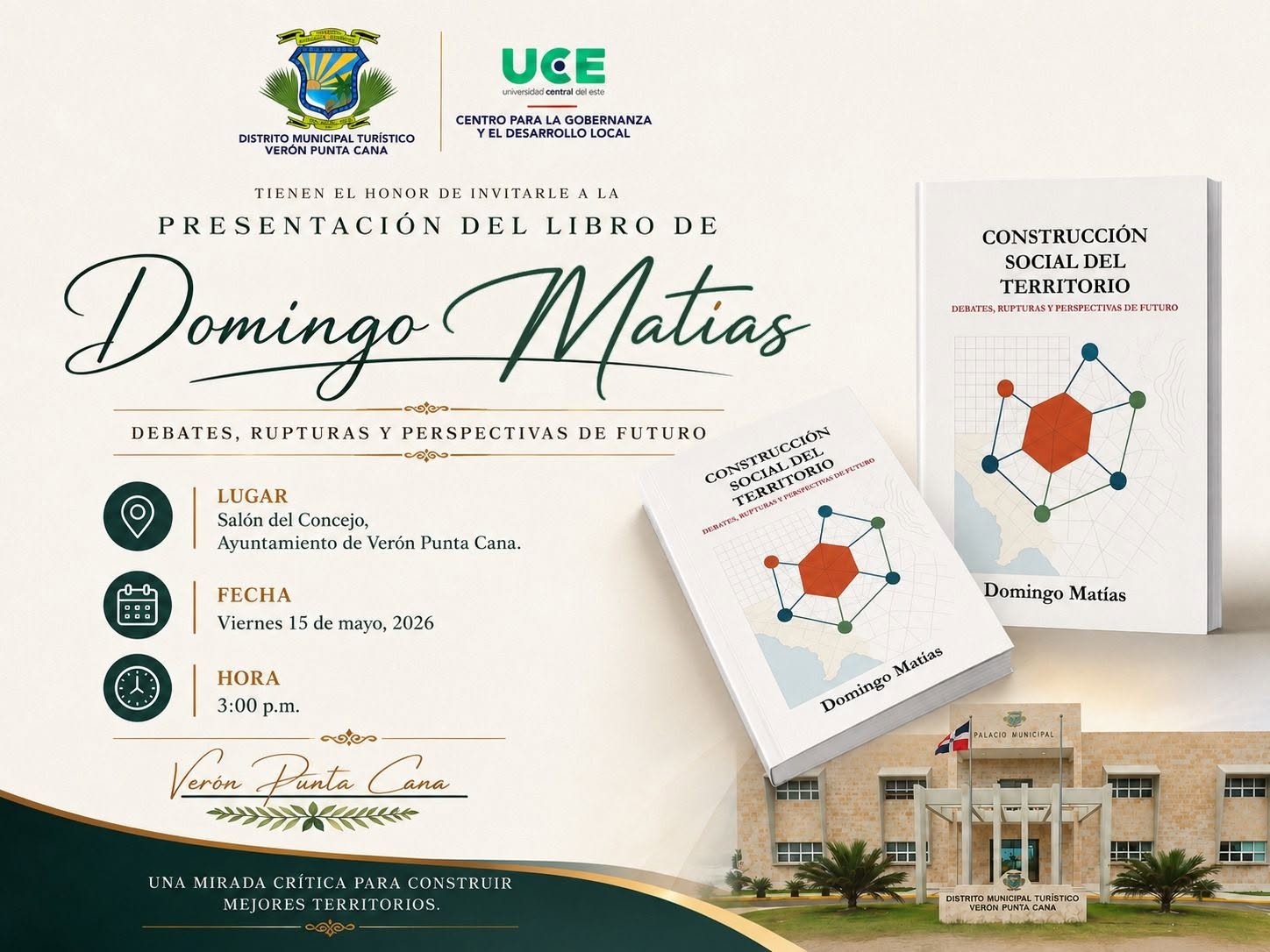 Presentación del libro “Construcción Social del Territorio: Debates, Rupturas y Perspectivas de Futuro”
